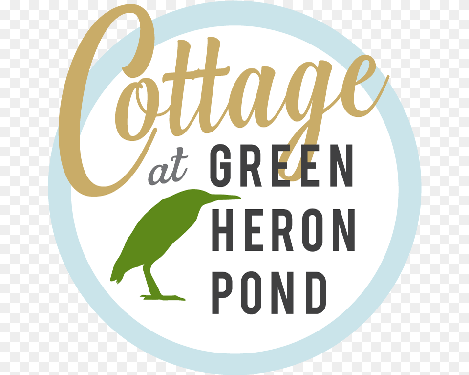 The Cottage At Green Heron Pond Logo Curse The River Of Time, Animal, Bird Png