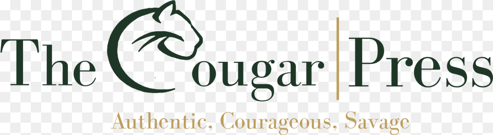 The Cougar Press Calligraphy, Green, Text Free Png
