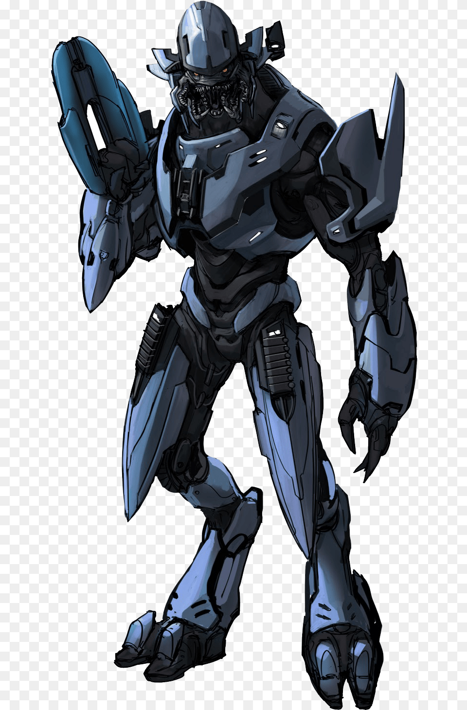 The Covenant Are The Main Enemy Of Mater Chief And Halo Elite Concept Art, Person, Armor Png Image