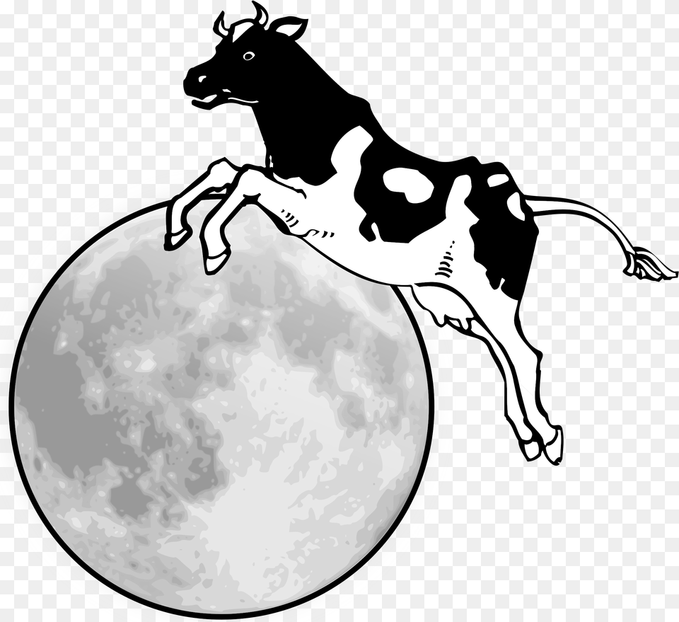The Cow Jumps Over The Moon Clip Arts Moon Crypto, Adult, Bride, Female, Person Free Png