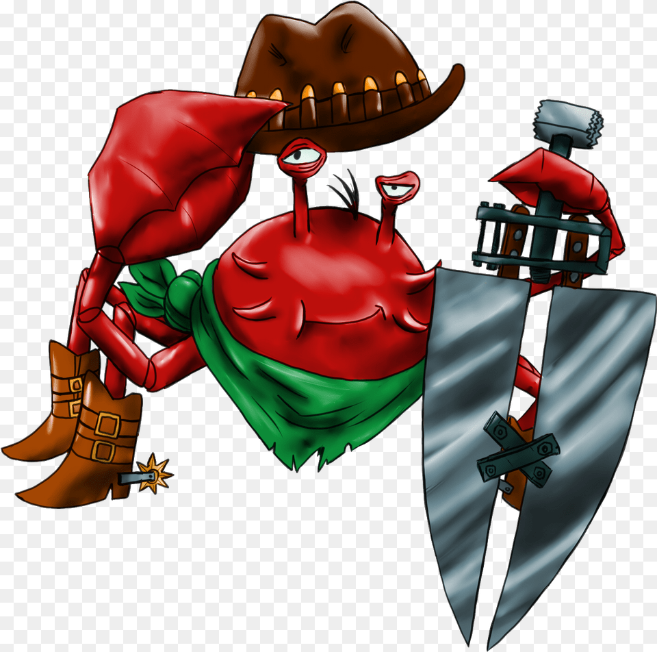 The Crab Swordsman Illustration, Clothing, Hat, Adult, Female Free Png