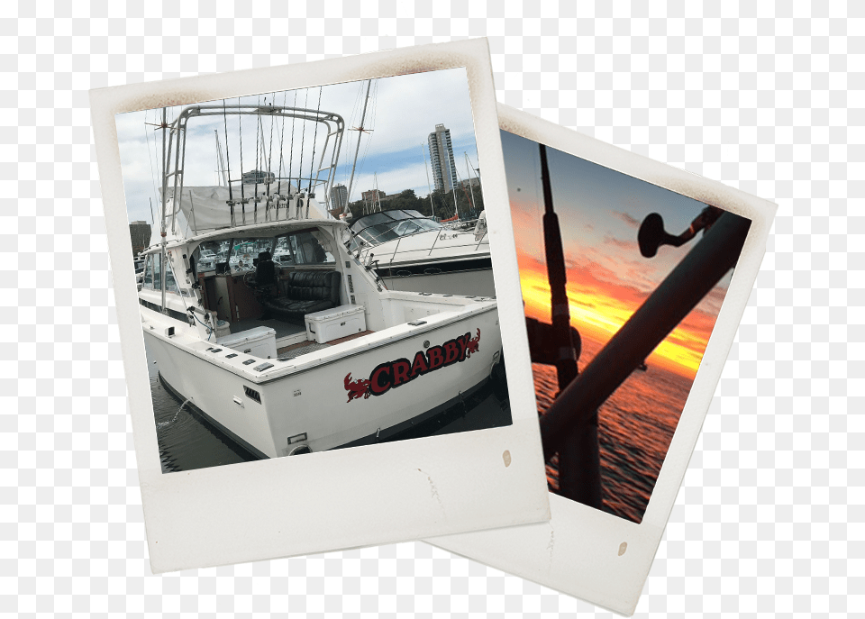 The Crabby Deep Sea Charter Fishing Boat Boat, Sailboat, Transportation, Vehicle, Water Png Image