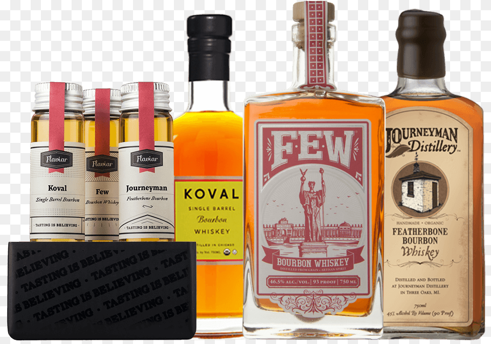 The Craft Side Of Bourbon Whiskey From Side, Alcohol, Beverage, Liquor, Bottle Free Png Download