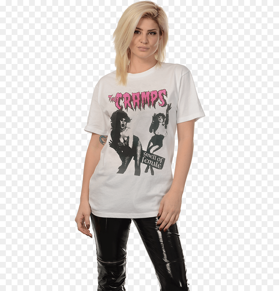 The Cramps, Clothing, T-shirt, Adult, Person Free Png Download