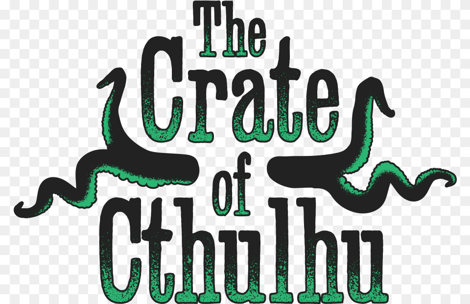 The Crate Of Cthulhu With Challenge Coin Amp Cult Ring Graphic Design, Text, Animal, Calligraphy, Handwriting Free Png