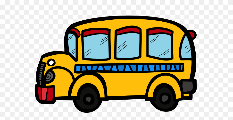 The Creative Chalkboard School Bus Clipart And Kids Bundle, School Bus, Transportation, Vehicle, Car Png Image