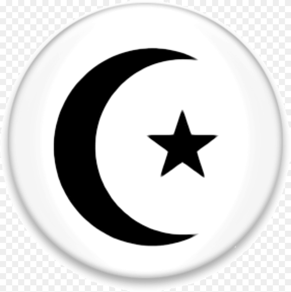 The Crescent And The Star Symbols Of Religions In South Africa, Star Symbol, Symbol, Plate Png