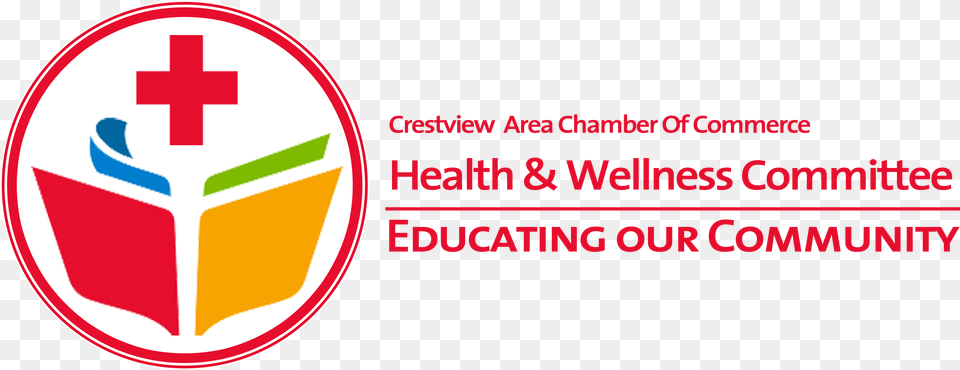 The Crestview Chamber Health Amp Wellness Expo Will Be Circle, Logo, First Aid, Symbol, Red Cross Free Png Download