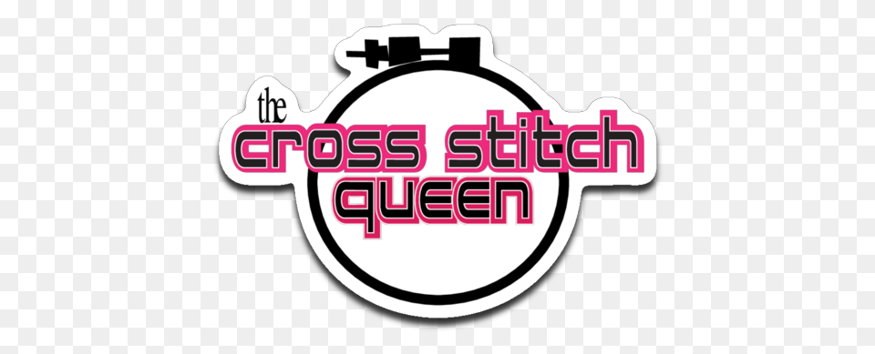 The Cross Stitch Queen Sticker Two Chicks Designs, Logo, Food, Ketchup Free Png Download