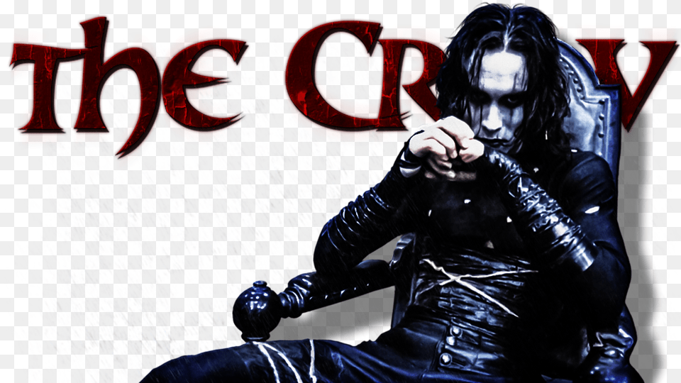 The Crow Image Crow Brandon Lee, Clothing, Coat, Jacket, Adult Free Png Download