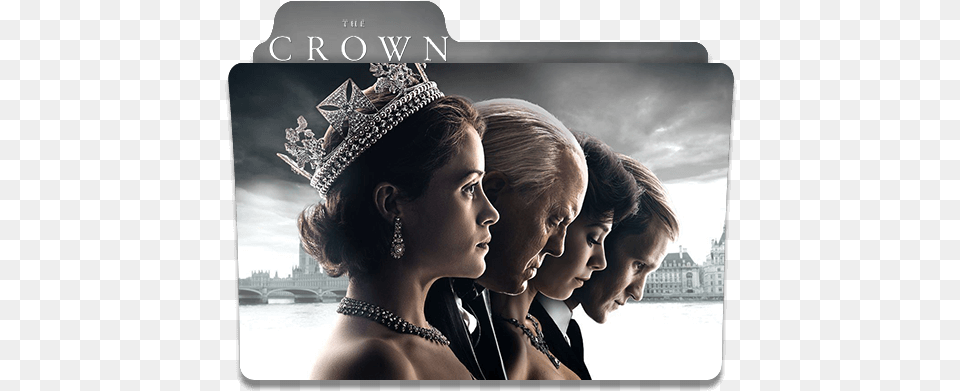 The Crown Folder Icon Designbust Crown Tv Series Posters, Accessories, Adult, Female, Jewelry Png Image