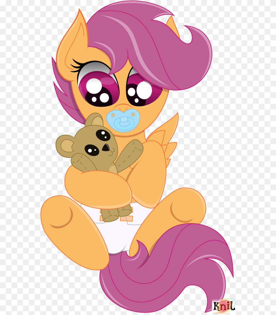 The Crusader Network Crinkleloo Diaper Foal Pacifier Cartoon, Baby, Person, Art, Graphics Png