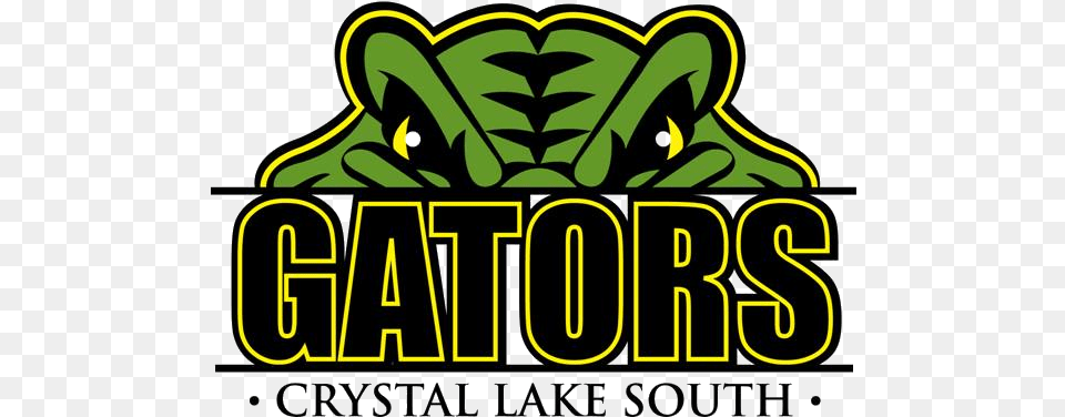 The Crystal Lake South Gators Crystal Lake South High School, Scoreboard, Green, Logo Png Image