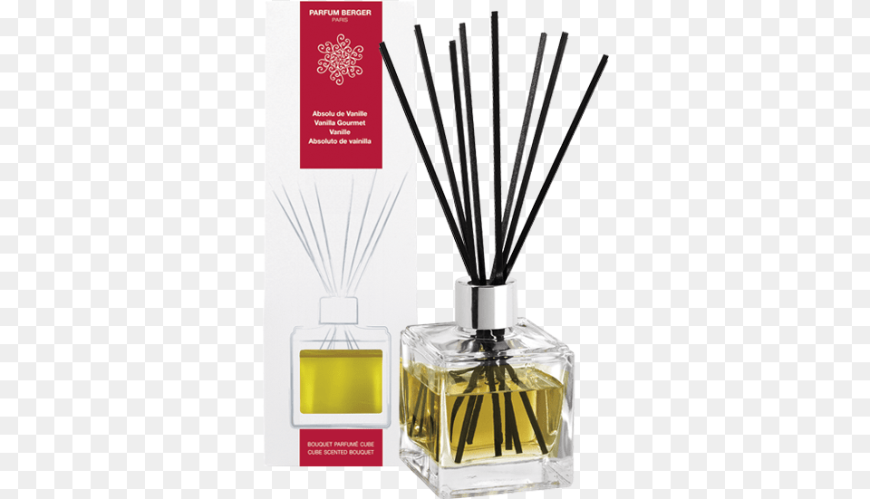 The Cube Scented Bouquet Vanilla Gourmet The Cube Scented Lampe Berger Cube Scented Bouquet Vanilla Gourmet, Bottle, Cosmetics, Perfume Free Png