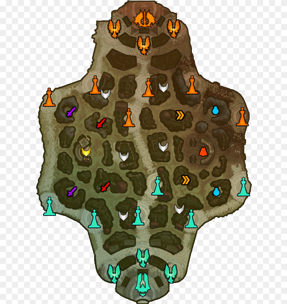 The Current Smite Map Includes 14 Camps And 3 Objectives Smite Season 1 Conquest Map, Face, Head, Person Png Image