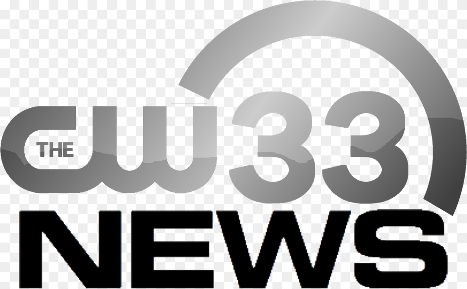 The Cw 33 Logo News Logo Cw Logo Gray, Text, Smoke Pipe, Number, Symbol Free Png