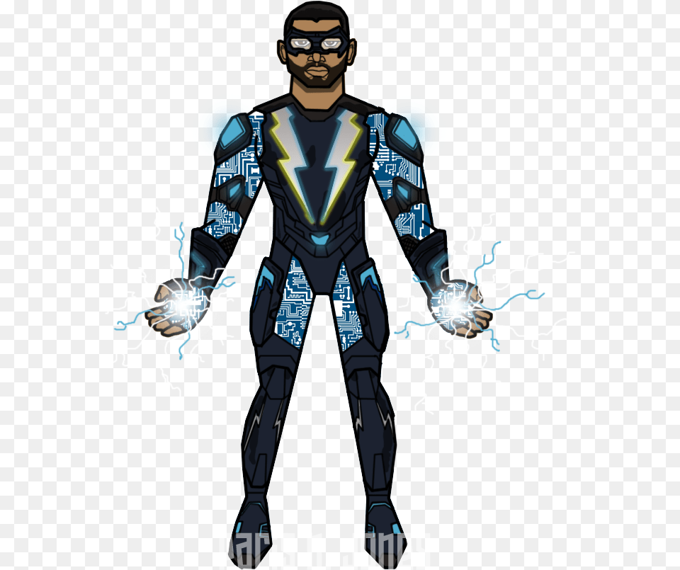 The Cw Version By Parisnjones Black Lightning Justice, Publication, Book, Comics, Person Free Transparent Png