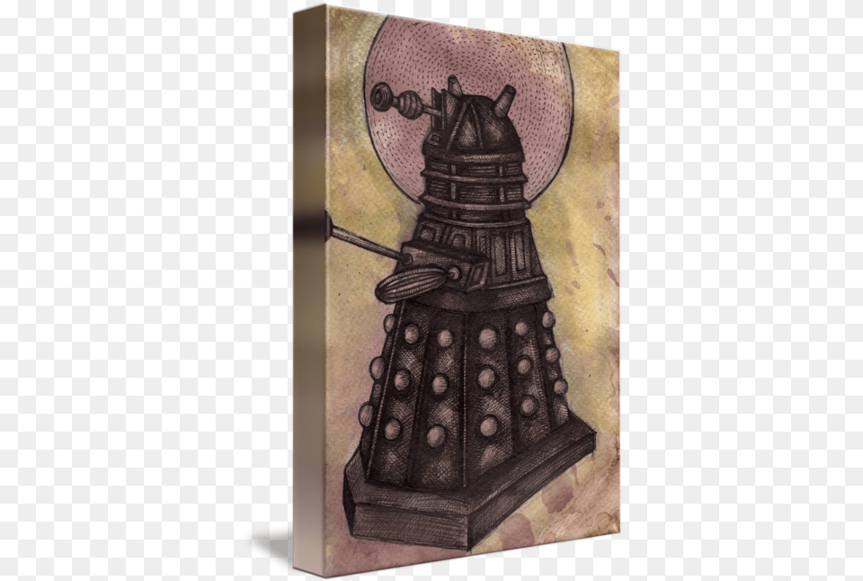 The Dalek By Lynnette Shelley Tower, Art, Bronze, Painting, Medication Free Transparent Png