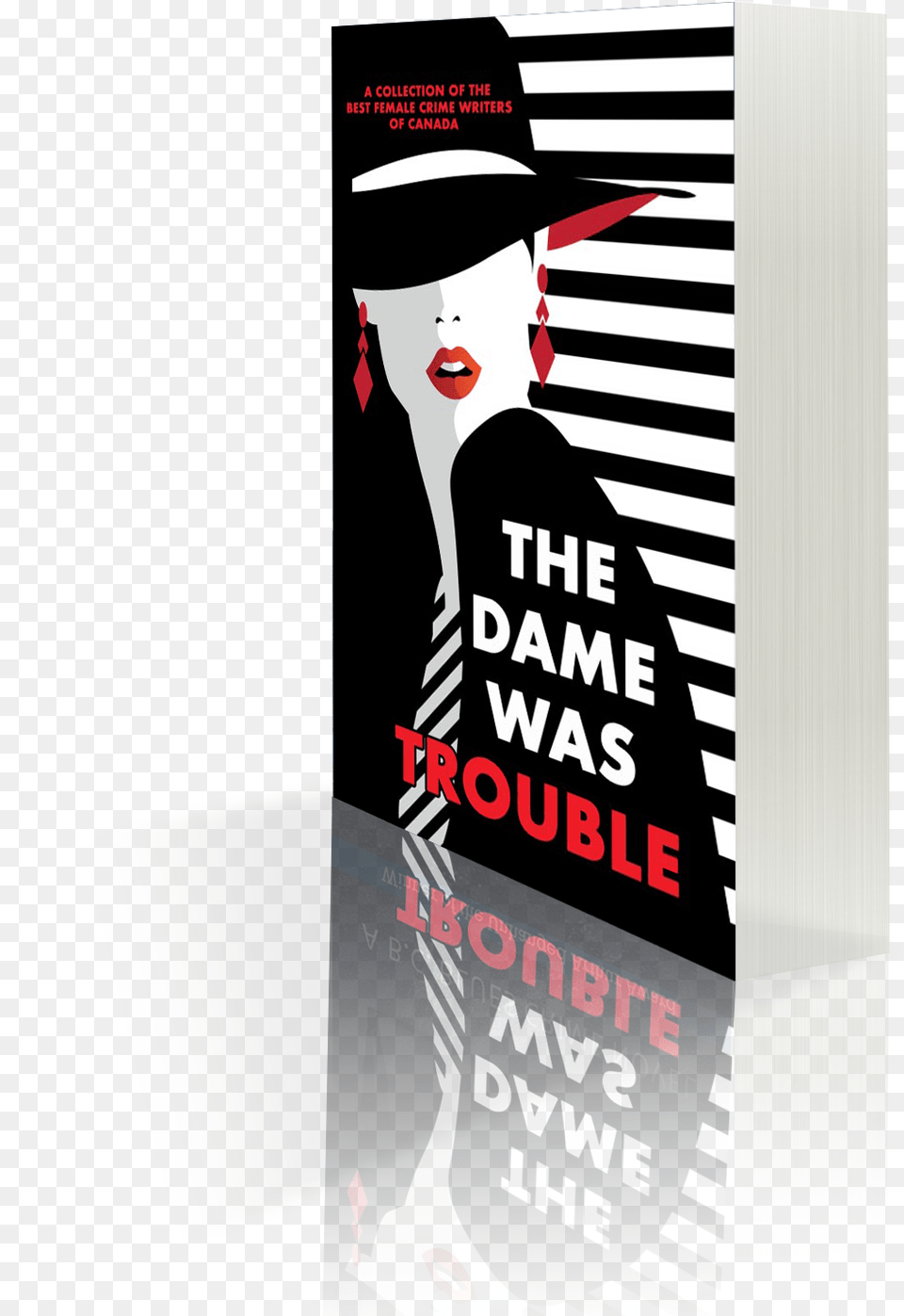 The Dame Was Trouble Busts The Helpless Female Stereotype Poster, Advertisement, Publication, Book, Person Png