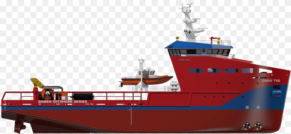 The Damen Oil Recovery Vessels Are Dedicatedly Designed, Barge, Boat, Transportation, Vehicle Free Transparent Png