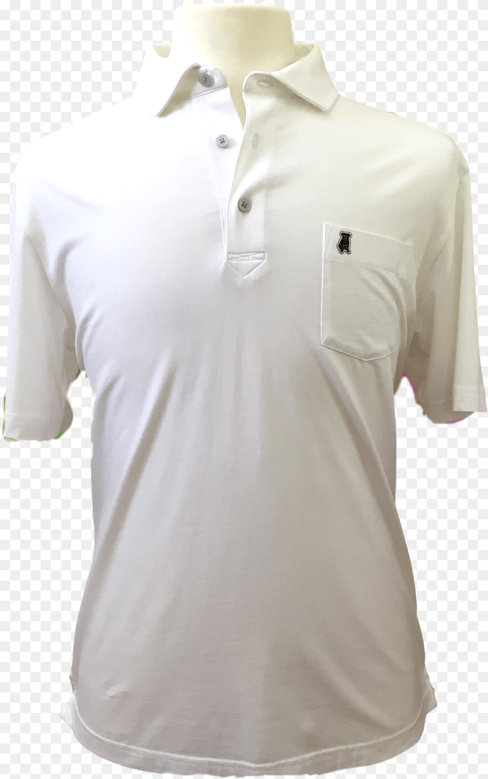 The Dapper Dog Pima Cotton Mens Polo Bright White, Clothing, Shirt, T-shirt, Blouse Free Png Download