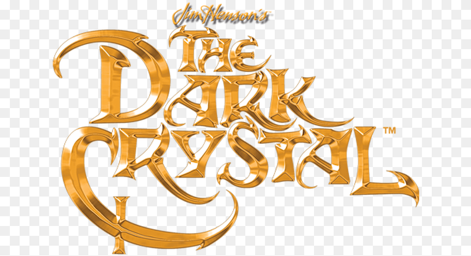 The Dark Crystal Netflix Dark Crystal, Calligraphy, Handwriting, Text, Gold Png Image