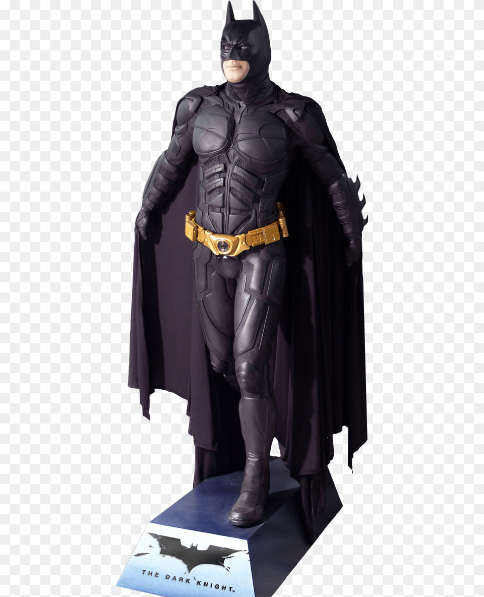 The Dark Knight Life Size Batman Statue Dark Knight, Adult, Male, Man, Person Png