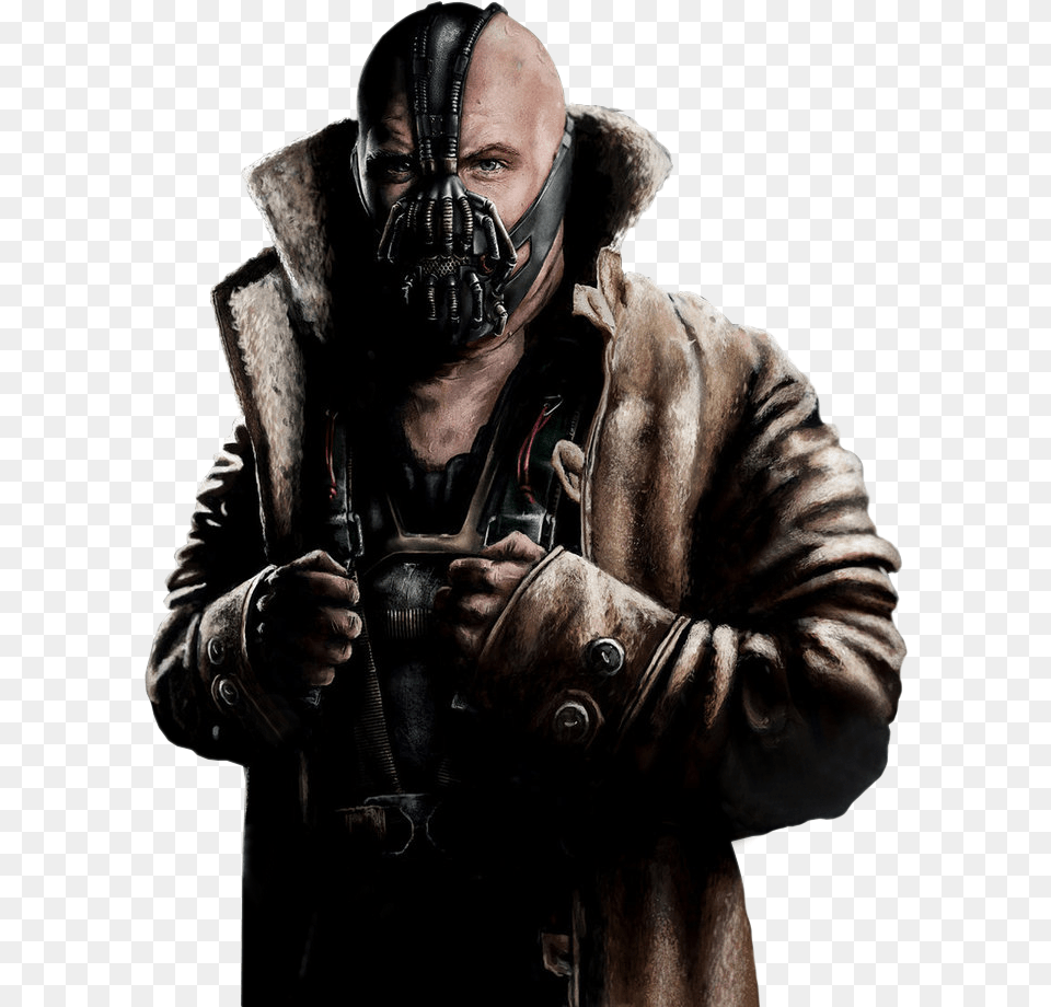 The Dark Knight Rises Bane Distressed Leather Coat Bane Gotham Season, Clothing, Jacket, Adult, Male Free Png Download