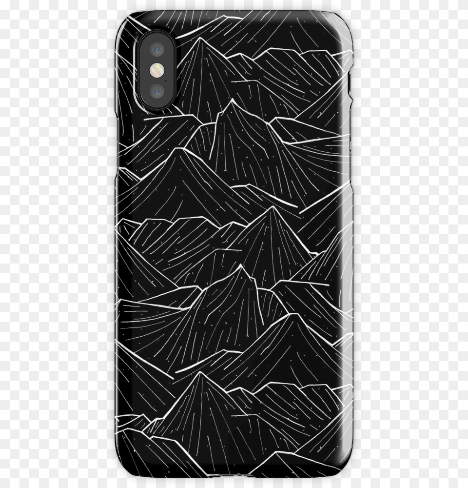 The Dark Mountains Iphone X Snap Case Mountains Iphone Case, Electronics, Mobile Phone, Phone, Person Png