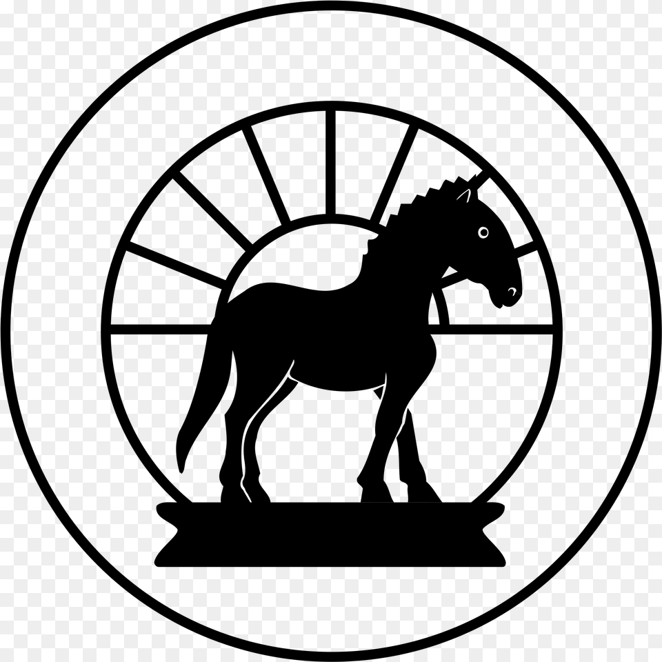 The Dawn Horse Press Logo Horizon Observatory, Gray Png