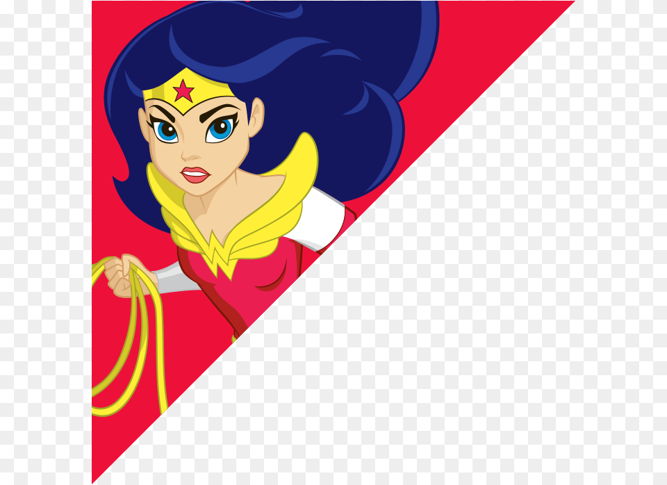 The Dc Super Hero Girls Youtube Channel Dc Superhero Girls Wonder Woman, Face, Head, Person, Book Free Png Download