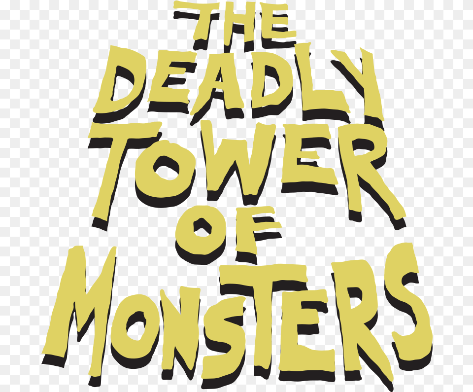 The Deadly Tower Of Monsters Deadly Tower Of Monsters Logo, Text, Person Free Transparent Png