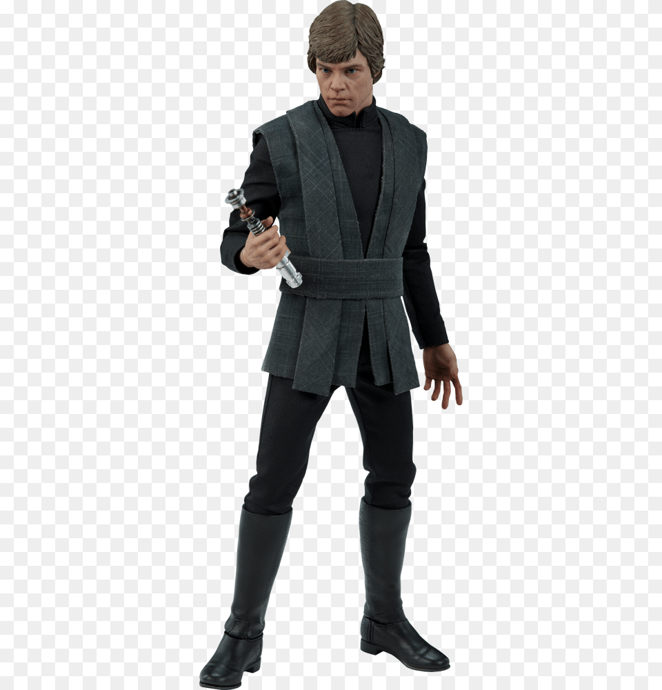 The Death Battle Fanon Wiki Luke Skywalker Jedi Outfit, Blazer, Clothing, Coat, Weapon Png