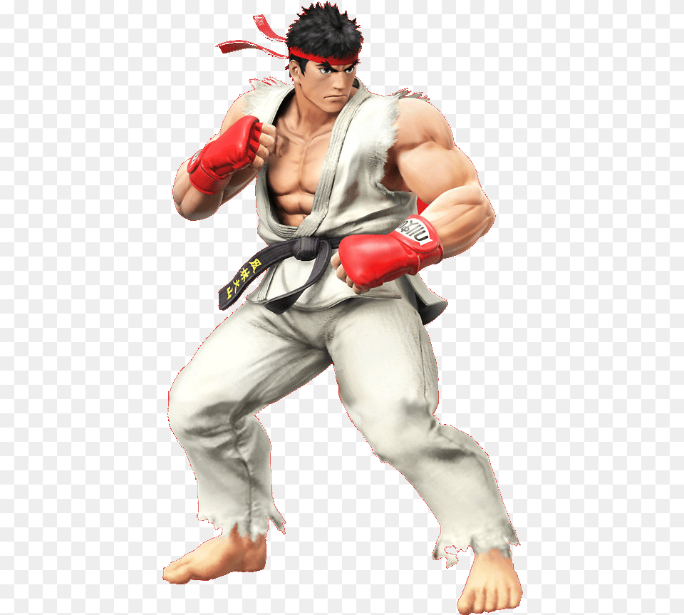 The Death Battle Fanon Wiki Ryu Super Smash Bros, Clothing, Glove, Adult, Male Png