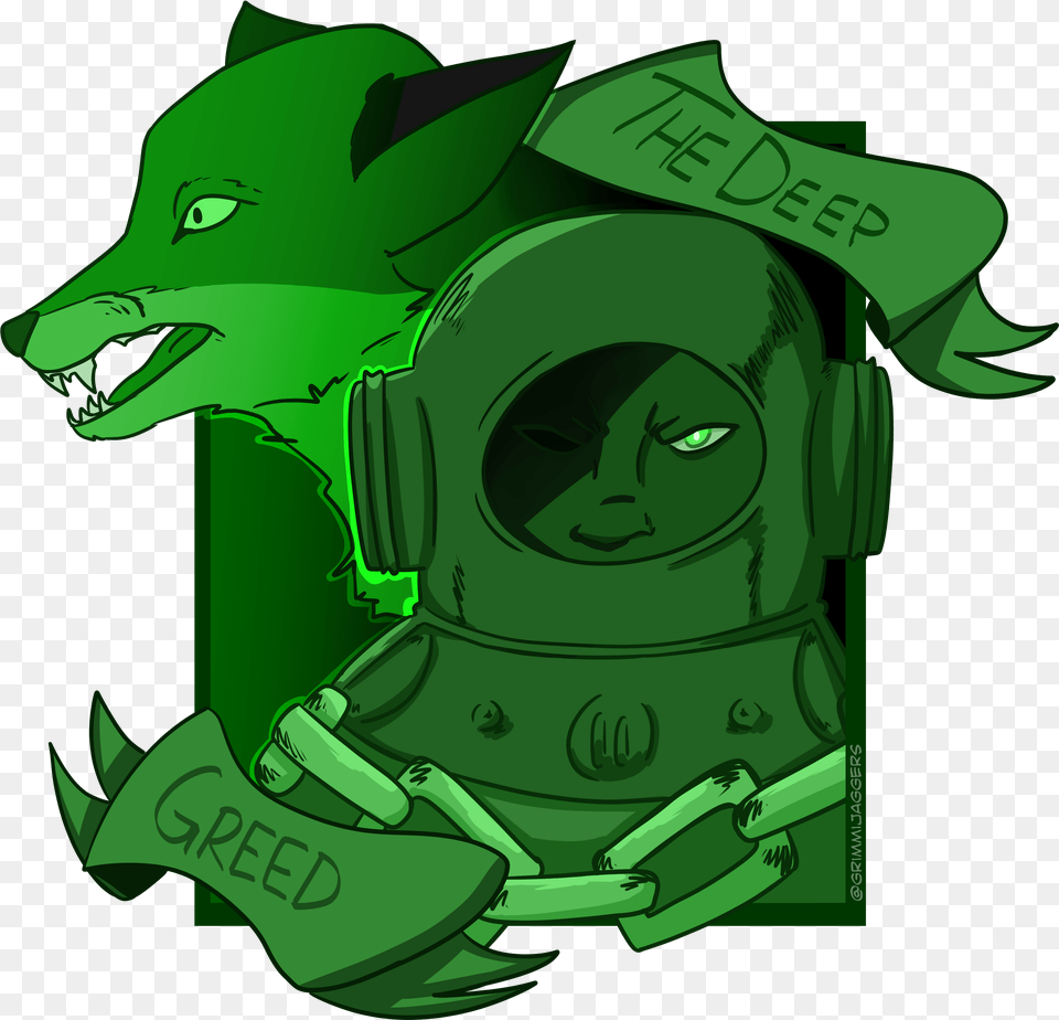 The Deep Greed I Love Drawing The Deepu0027s Costume Itu0027s Fictional Character, Green, Person, Head, Face Free Png