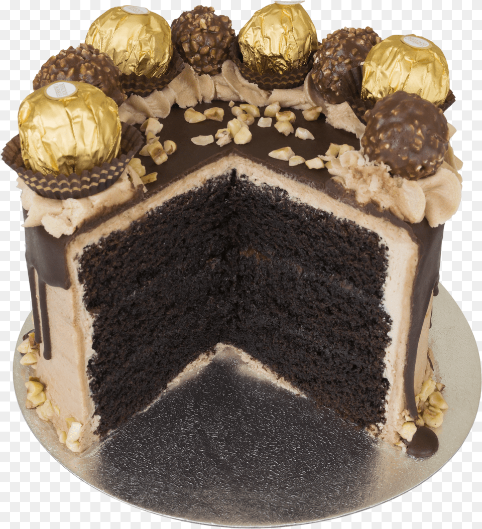 The Deluxe Chocolate Hazlenut Truffle Cake Chocolate Cake Png Image