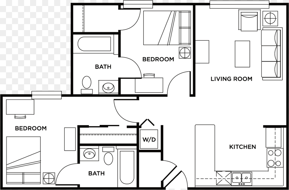 The Deluxe Layout Give You The Features Of The Standard Diagram, Floor Plan, Chart, Plan, Plot Free Png