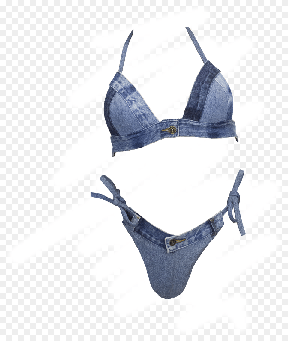 The Denim Bikiniclass Lazyload Lazyload Fade In Lingerie Top, Bra, Clothing, Swimwear, Underwear Png Image