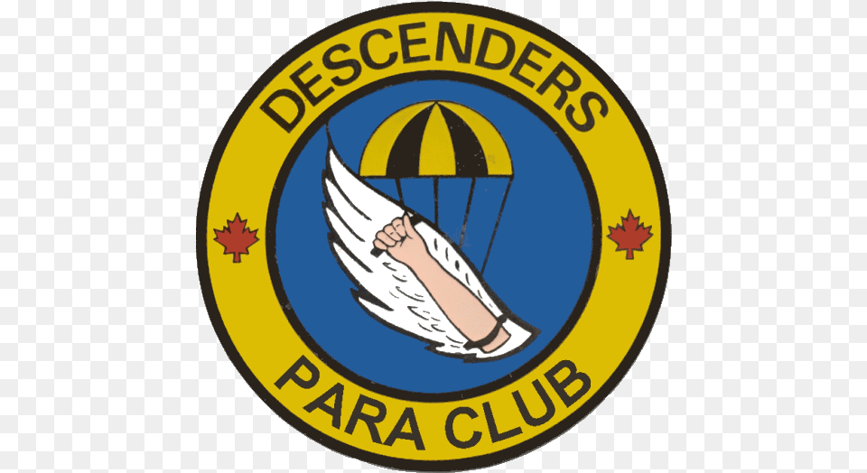 The Descenders Parachute Club Kementerian Kehutanan, Badge, Logo, Symbol, Emblem Png