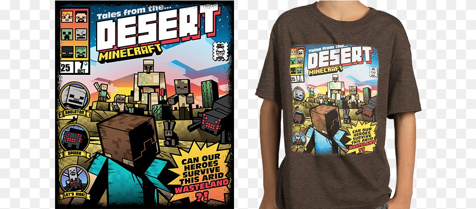 The Design Gets Finalised Minecraft, Book, Clothing, Comics, Publication Free Png Download