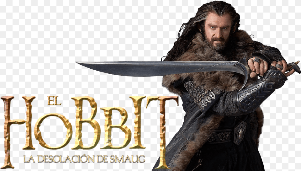 The Desolation Of Smaug Action Film, Sword, Weapon, Adult, Male Png Image