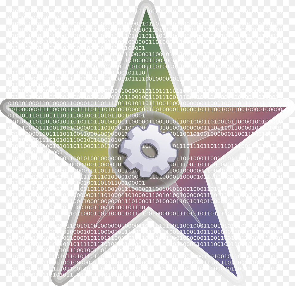 The Developer39s Barnstar Full Size Clipart, Star Symbol, Symbol, Disk, Machine Png Image