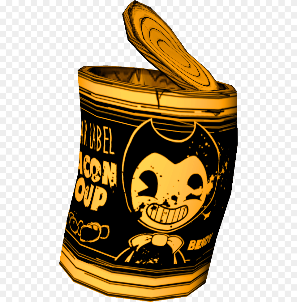 The Devilamp Bendy And The Ink Machine Bacon Soup, Tin, Can, Aluminium, Canned Goods Png Image