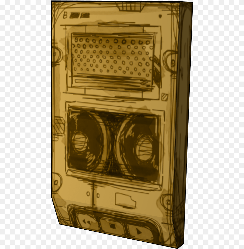 The Devilamp Bendy And The Ink Machine Tape Recorder, Cassette, Mailbox Free Transparent Png