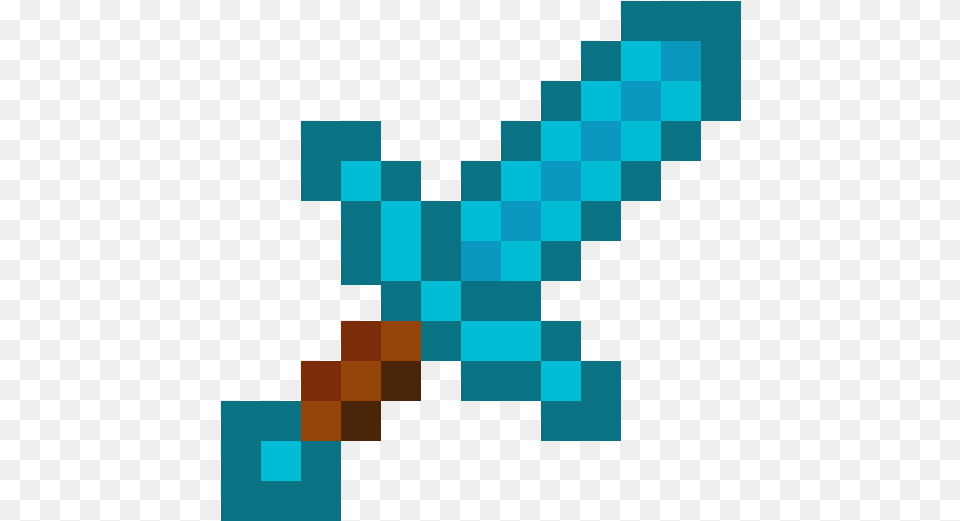 The Diamond Sword Minecraft Holzschwert, Chess, Game, Pattern Png Image