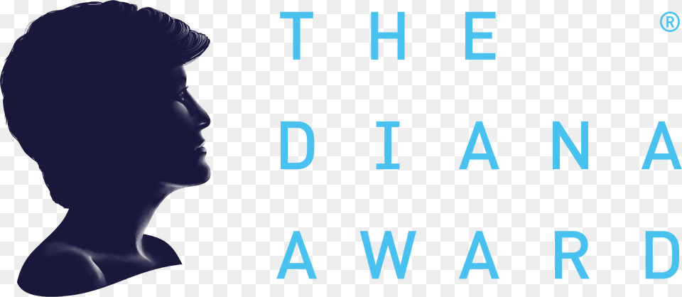 The Diana Award Diana Award Logo, Silhouette, Person, Text, Face Free Png
