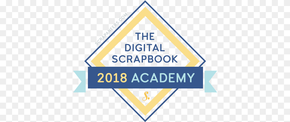 The Digital Scrapbook 2018 Academy Digital Scrapbooking, Triangle, Logo, Sign, Symbol Png