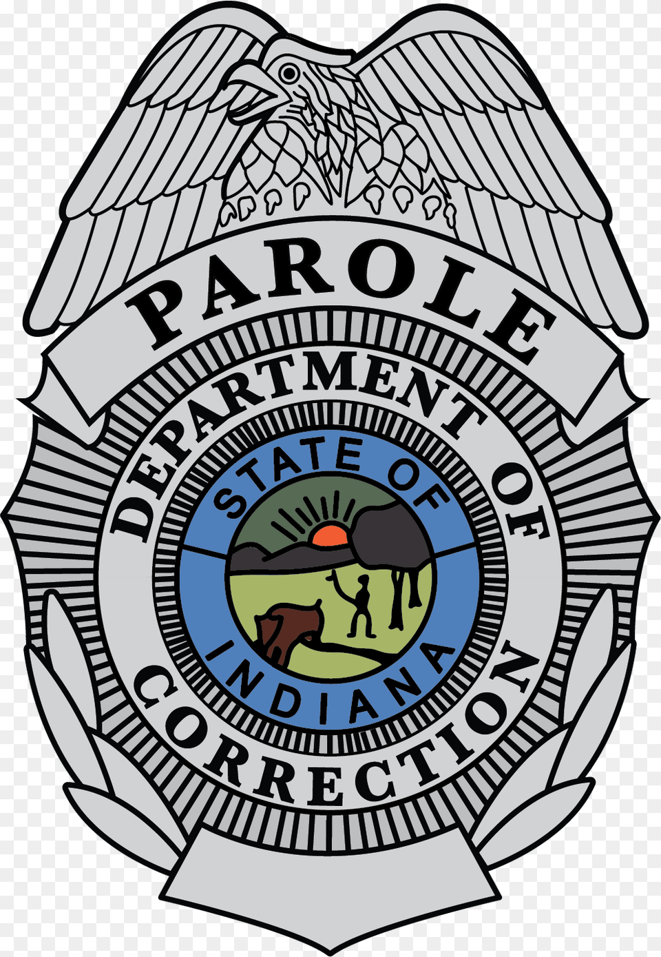The Division Of Parole Services Was Established Within, Badge, Logo, Symbol, Person Png