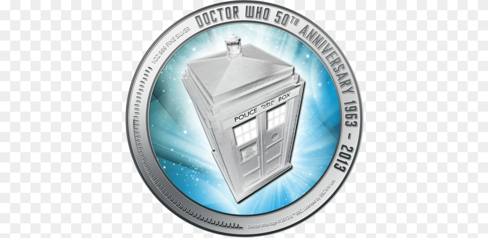 The Doctor Who Coins, Silver, Coin, Money, Disk Png Image