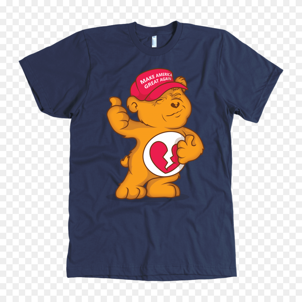 The Dont Care Bear W Maga Hat Funny Trump Shirt, Clothing, T-shirt, Baby, Person Png